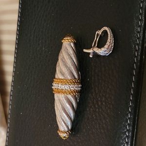 Judith Ripka Convertable Brooch